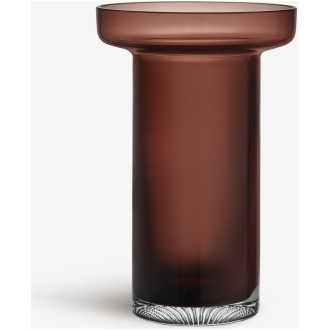 Limelight rose vase caramel 230mm