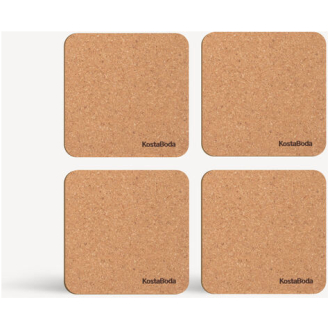 Viva glasunderlägg  96x96mm 4-pack