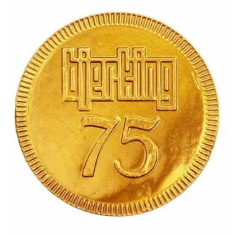 Chokladmedalj med egen prägling - 75 mm